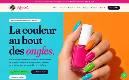 Accueil du site Myrnails