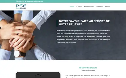 Accueil du site PSE Multiservices